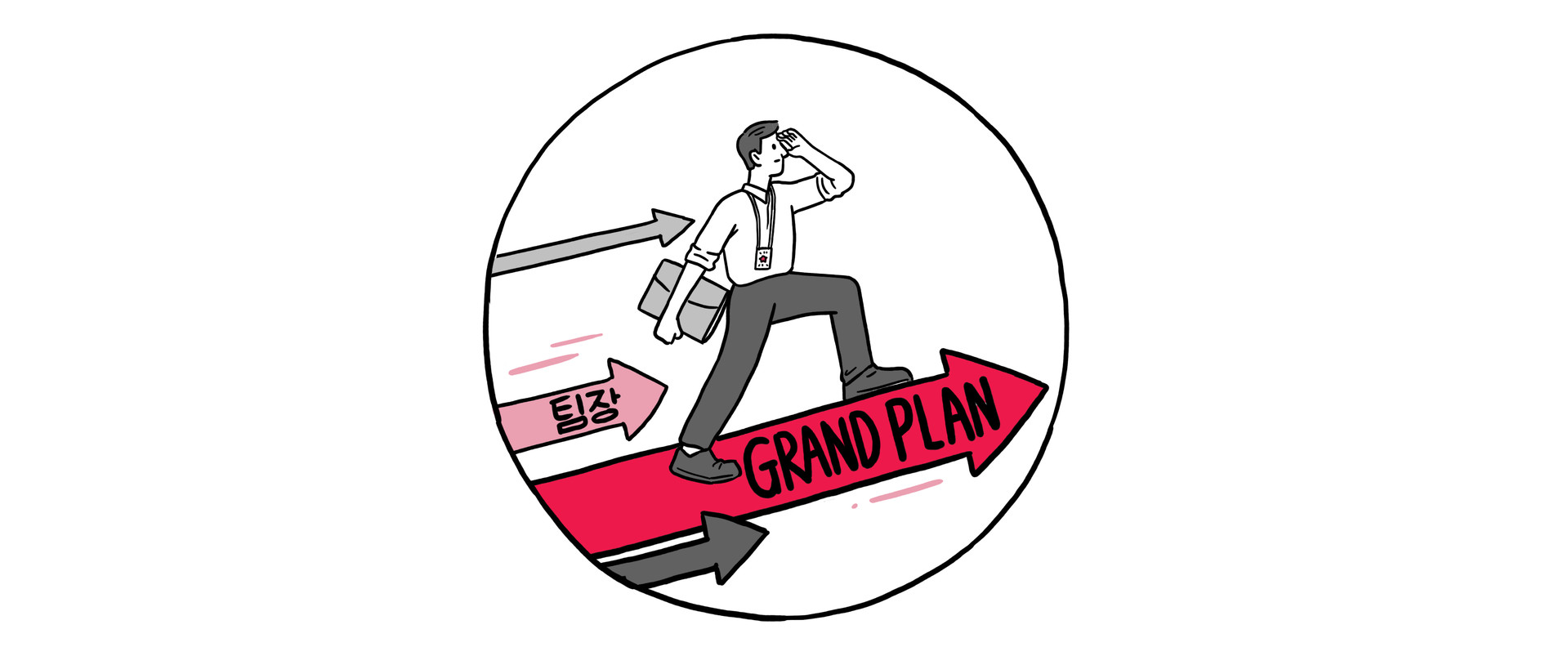 LG인화원 리더십 리마인드 영상 — GRAND PLAN 장면