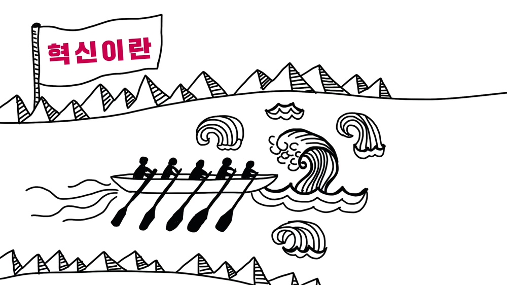 LG화학 DT 보고 영상 — 혁신의 항해 장면